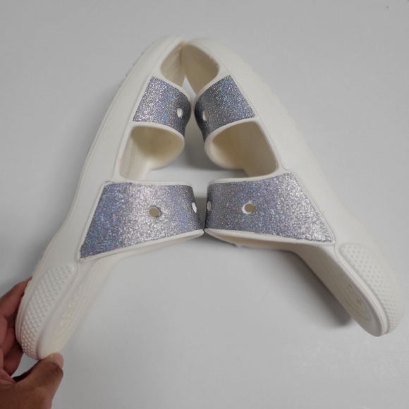 Crocs  Classic Glitter sandals Unisex M7 /W9. - Picture 3 of 8